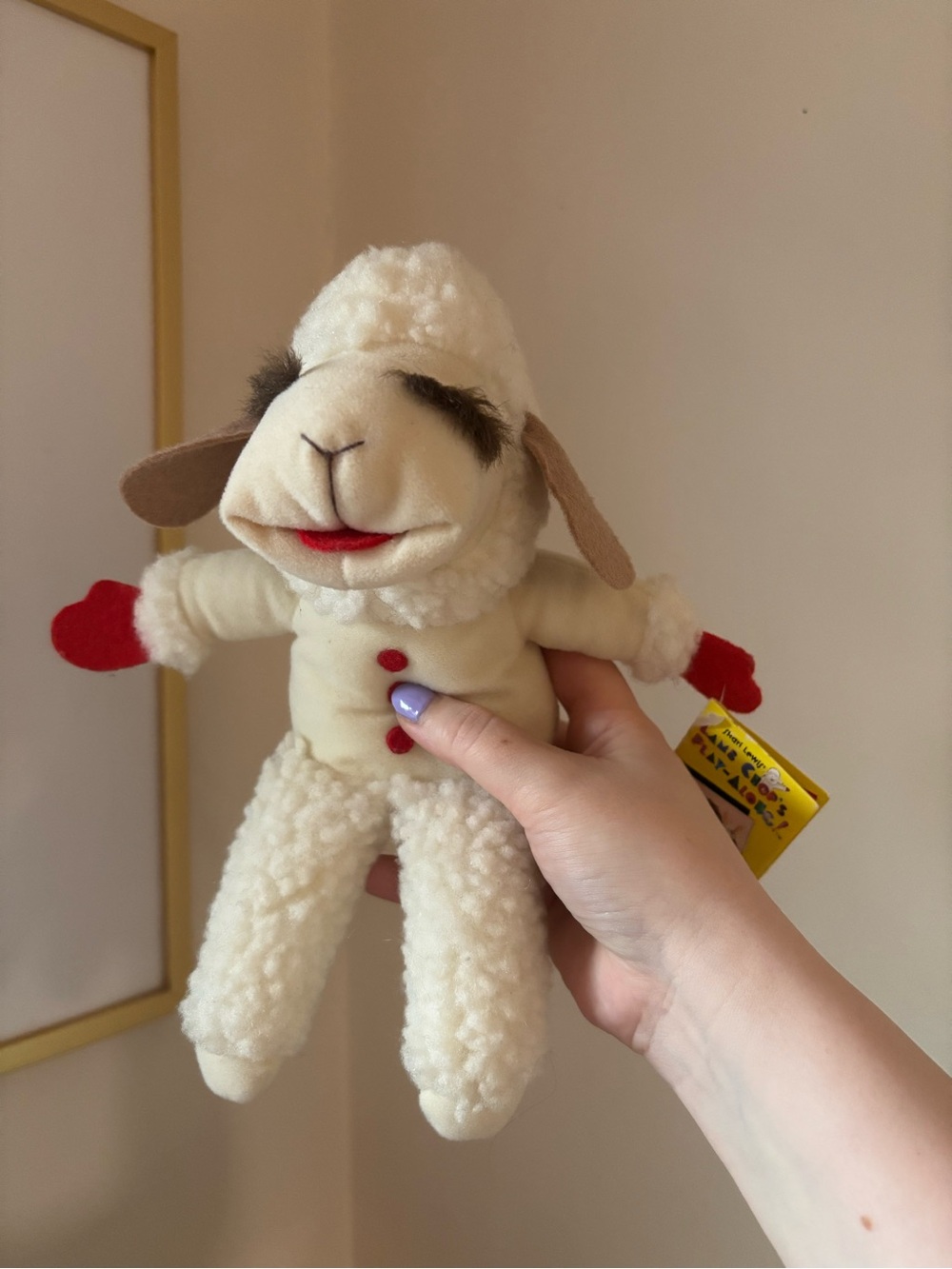 1993 Shari Lewis Lambchop vtg plush stuffed animal with tags!